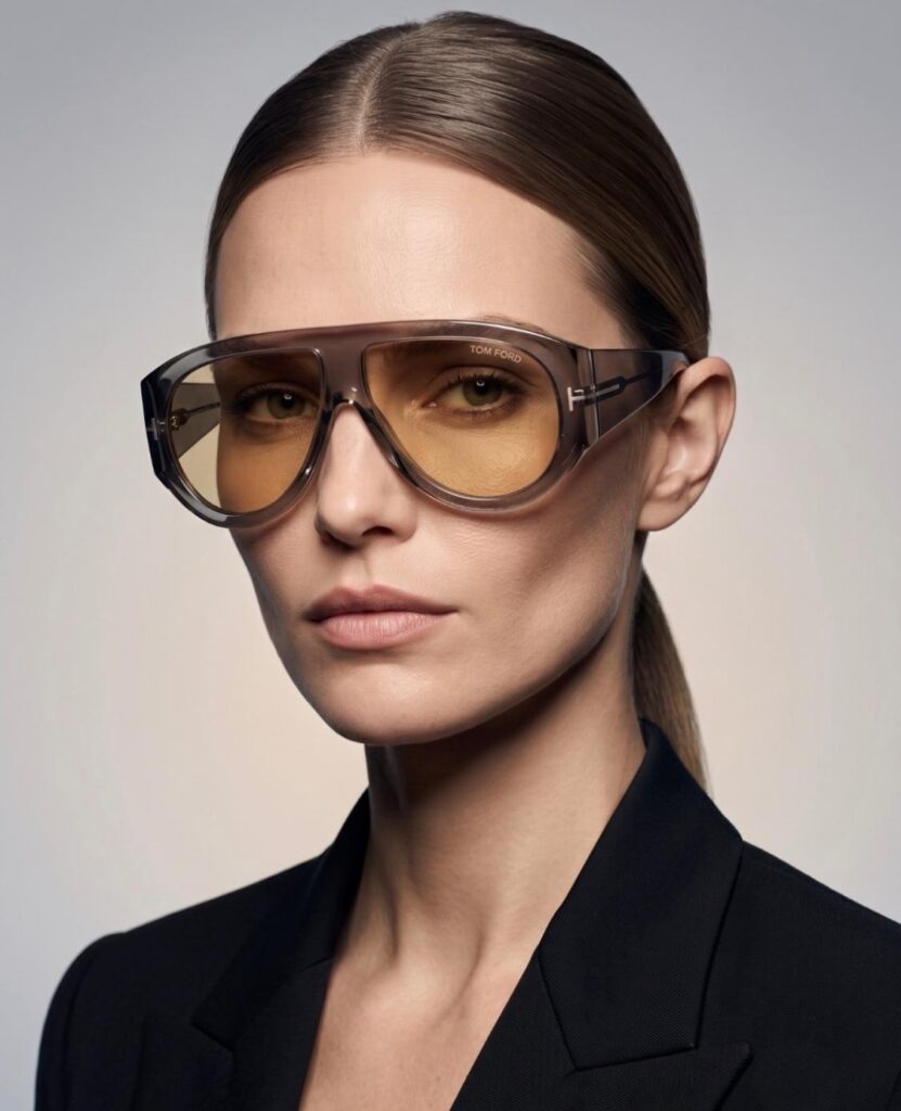 TOM FORD luxury eyeglasses and designer sunglasses at PSN Vision Optical Boutique, featuring elegant prescription frames and premium designer eyewear.